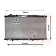 Radiateur, refroidissement du moteur VAN WEZEL [25002253]