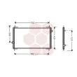 VAN WEZEL 25005112 - Condenseur, climatisation