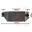 Intercooler, échangeur VAN WEZEL [25014701]