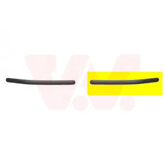 VAN WEZEL 2527584 - Baguette et bande protectrice, pare-chocs avant droit