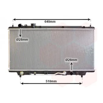 Radiateur, refroidissement du moteur VAN WEZEL OEM BPD415200H