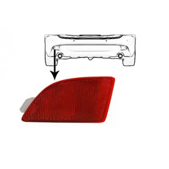 Catadioptre VAN WEZEL OEM BCW8515M0B