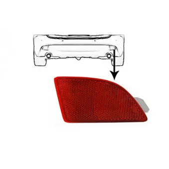 Catadioptre VAN WEZEL OEM BCW8515L0B