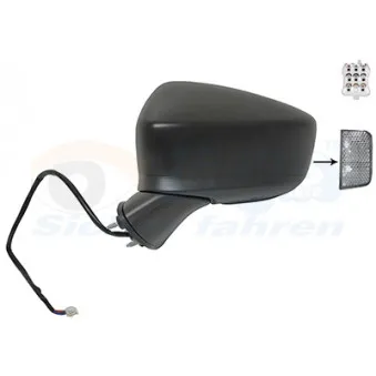 Rétroviseur extérieur VAN WEZEL 2749817