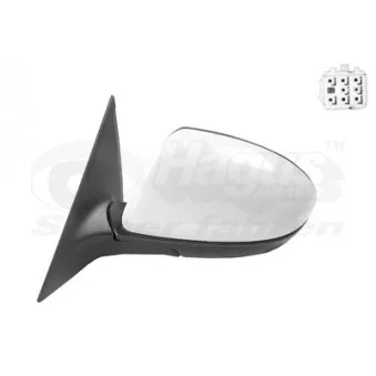 VAN WEZEL 2756827 - Rétroviseur extérieur