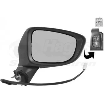 Rétroviseur extérieur VAN WEZEL OEM GHR169121E Rétroviseur extérieur VAN WEZEL OEM GHR169121E