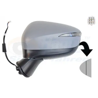 Rétroviseur extérieur VAN WEZEL 2791805