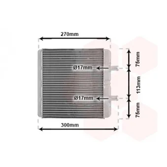 Système de chauffage VAN WEZEL OEM 504026720