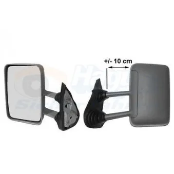 VAN WEZEL 2810812 - Rétroviseur extérieur