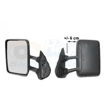 Rétroviseur extérieur VAN WEZEL 2812802