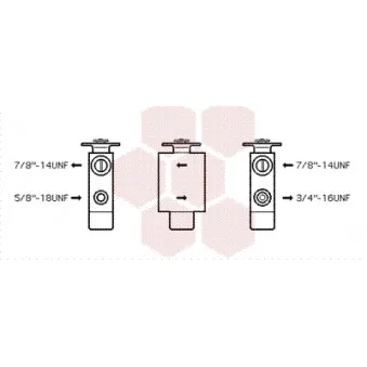 Détendeur, climatisation VAN WEZEL OEM A1268300384