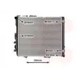 Radiateur, refroidissement du moteur VAN WEZEL [30002072]
