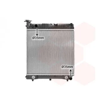 Radiateur, refroidissement du moteur VAN WEZEL OEM A6015005503