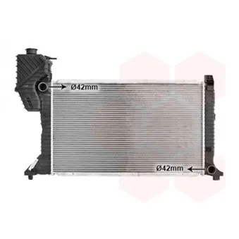 Radiateur, refroidissement du moteur VAN WEZEL 30002183 pour MERCEDES-BENZ SPRINTER 310 D - 102cv