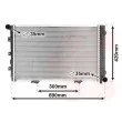 VAN WEZEL 30002211 - Radiateur, refroidissement du moteur