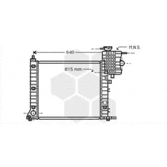 VAN WEZEL 30002264 - Radiateur, refroidissement du moteur