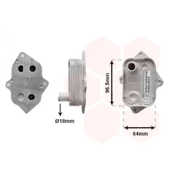 Radiateur d'huile VAN WEZEL 30013708