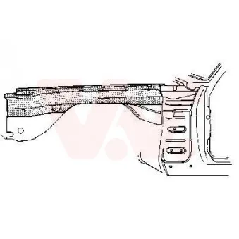 Aile avant gauche VAN WEZEL 3010319