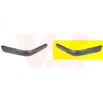 VAN WEZEL 3029587 - Baguette et bande protectrice, pare-chocs avant gauche