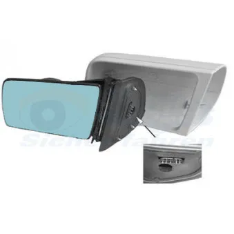 Rétroviseur extérieur VAN WEZEL OEM A2028100116