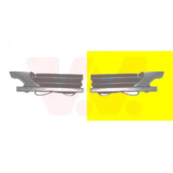 VAN WEZEL 3031593 - Grille de ventilation, pare-chocs avant gauche