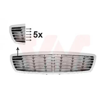 VAN WEZEL 3041514 - Grille de radiateur