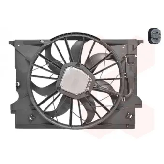 Ventilateur, refroidissement du moteur VAN WEZEL 3041746 pour MERCEDES-BENZ CLASSE E E 200 Kompressor - 184cv