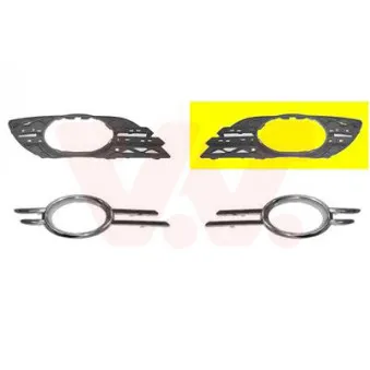 Grille de ventilation, pare-chocs avant gauche VAN WEZEL [3043593]