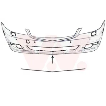 VAN WEZEL 3047580 - Baguette et bande protectrice, pare-chocs