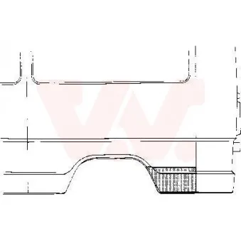 VAN WEZEL 3070143 - Panneau latéral arrière gauche