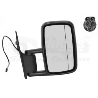 Rétroviseur extérieur VAN WEZEL OEM 0018115133