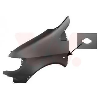 VAN WEZEL 3078655 - Aile avant gauche