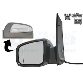 Rétroviseur extérieur VAN WEZEL OEM a2048200721