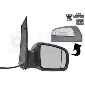 Rétroviseur extérieur VAN WEZEL OEM A1718200942