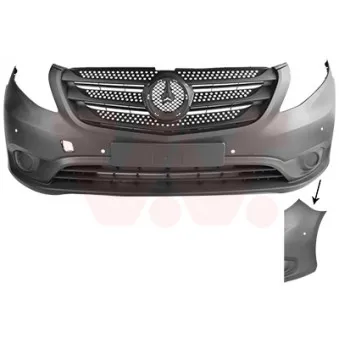 VAN WEZEL 3082575 - Pare-chocs