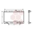 Radiateur, refroidissement du moteur VAN WEZEL [32002137]