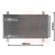 Condenseur, climatisation VAN WEZEL [32005258]