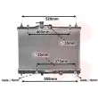 Radiateur, refroidissement du moteur VAN WEZEL [33002376]