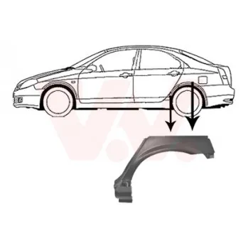 Panneau latéral arrière gauche VAN WEZEL 3352147