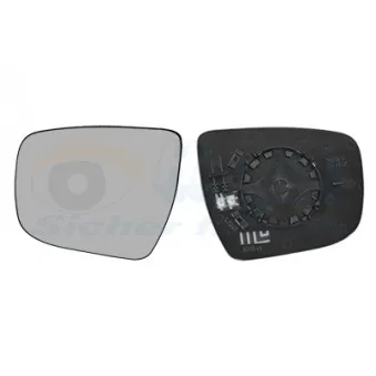 Verre de rétroviseur, rétroviseur extérieur VAN WEZEL 3372837