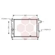Radiateur, refroidissement du moteur VAN WEZEL [37002052]