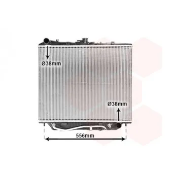 Radiateur, refroidissement du moteur VAN WEZEL OEM 97036935