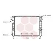 Radiateur, refroidissement du moteur VAN WEZEL [37002246]