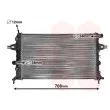 Radiateur, refroidissement du moteur VAN WEZEL [37002254]