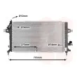 Radiateur, refroidissement du moteur VAN WEZEL [37002365]