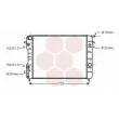 VAN WEZEL 37002406 - Radiateur, refroidissement du moteur