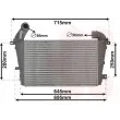 Intercooler, échangeur VAN WEZEL [37004585]