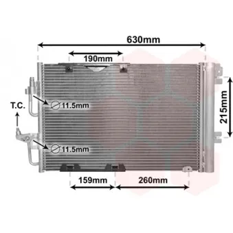 Condenseur, climatisation DELPHI TSP0225667