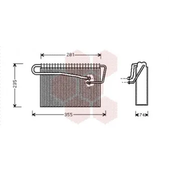 Evaporateur climatisation DELPHI TSP0525148