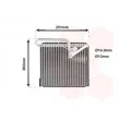 Évaporateur climatisation VAN WEZEL [3700V372]
